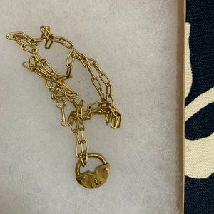 Satomi Studio Gold Locket Necklace